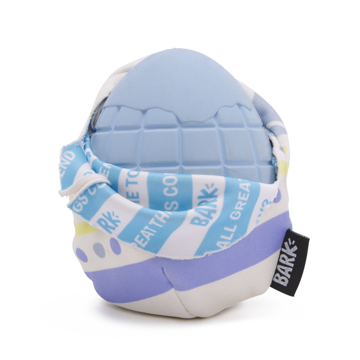 Beaster Egg Super Chewer Durable 2-in-1 Purple Dog Toy