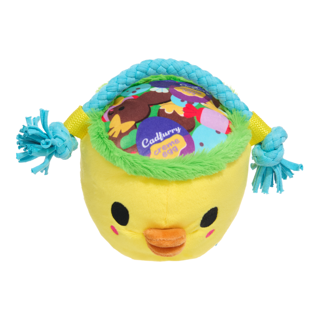 Chicky's Easter Candy Plush Tug Dog Toy