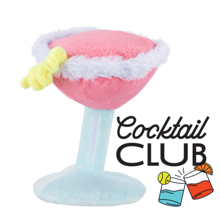 Cocktail Club, Plush Cocktail Monthly Dog Toys