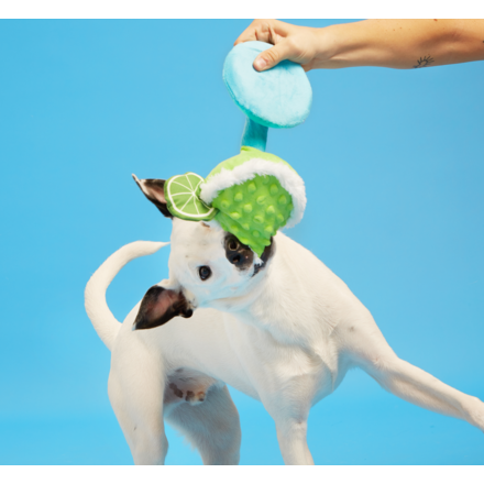 Muy Squeaky Margarita Plush Tug Dog Toy
