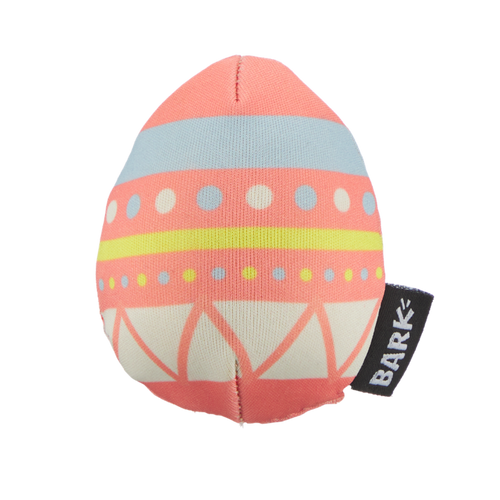 Beaster Egg Super Chewer Durable 2-in-1 Coral Dog Toy