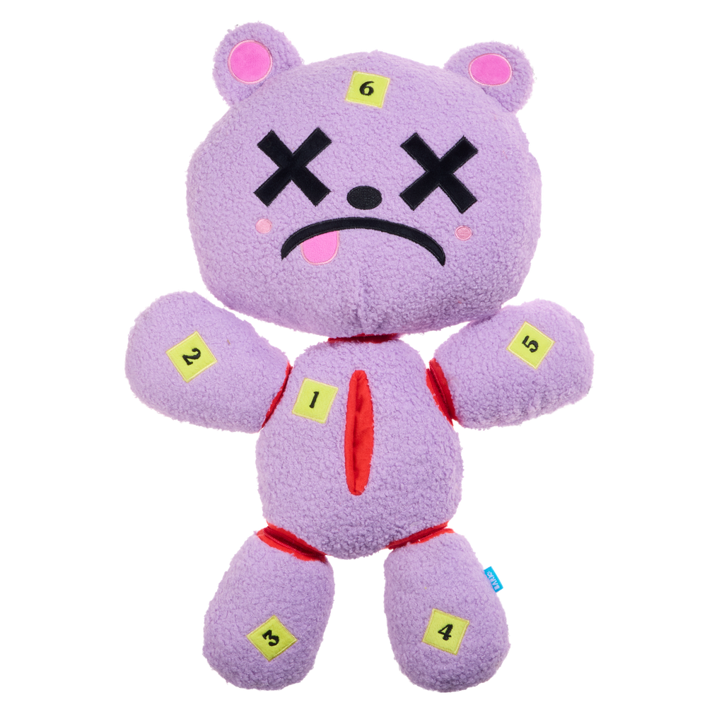 Deady Bear Plush Extra-Large Multi-Part + Enrichment Dog Toy