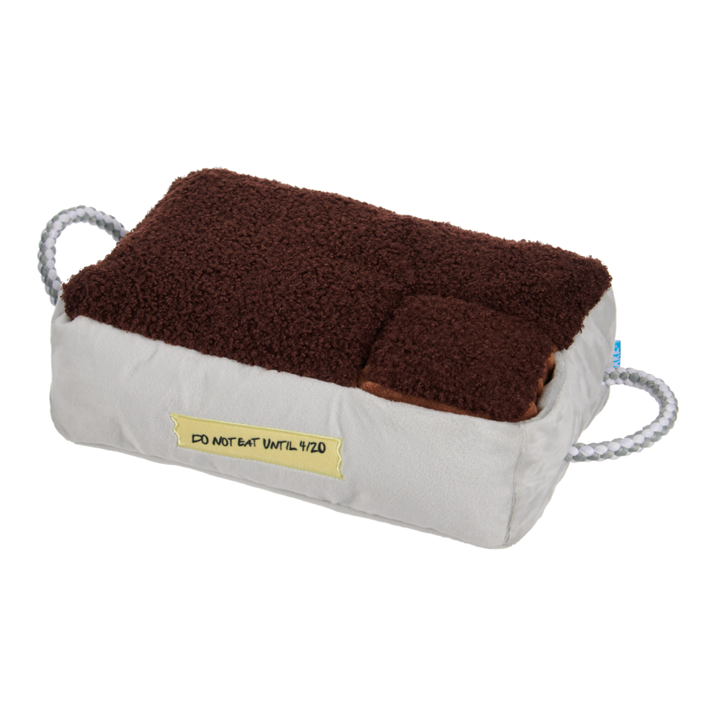 Cosmutt Brownies Plush Multi-Part + Enrichment  Dog Toy