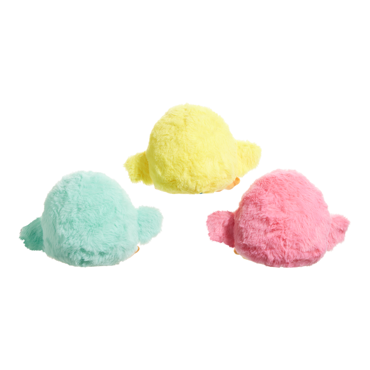 The Licksy Chicks Plush Multi-Part + Fetch Dog Toy