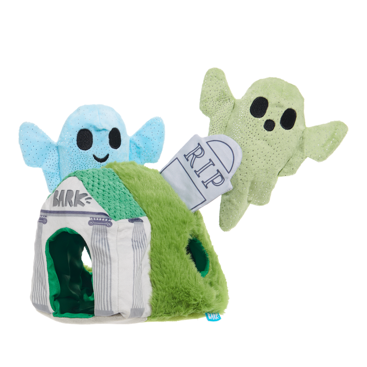 Now You See 'Em Mausoleum Plush Multi-Part + Enrichment Dog Toy