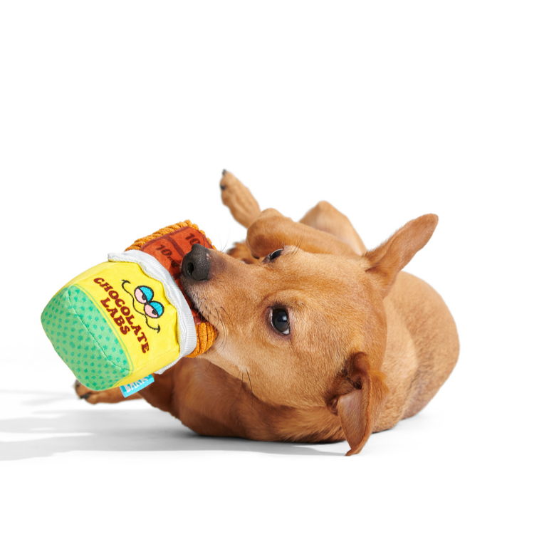Dank Chocolate Plush Dog Toy