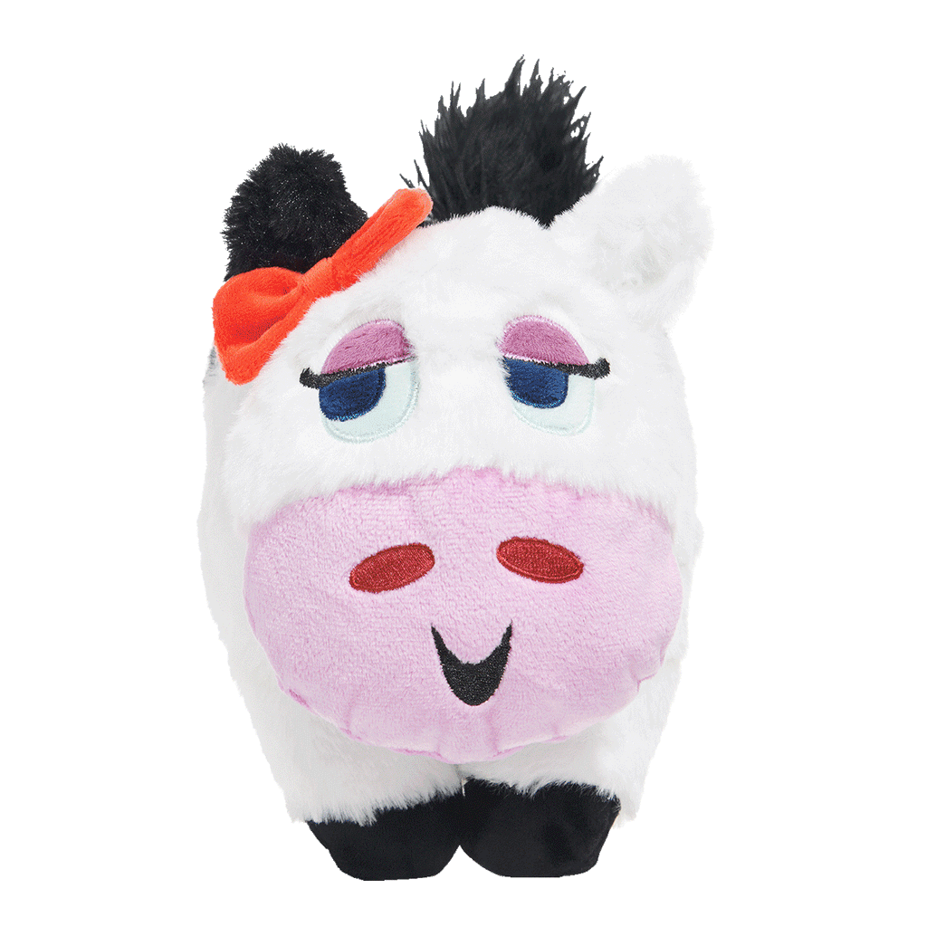 Bertha the Cow Plush Tug + Extra-Large Dog Toy