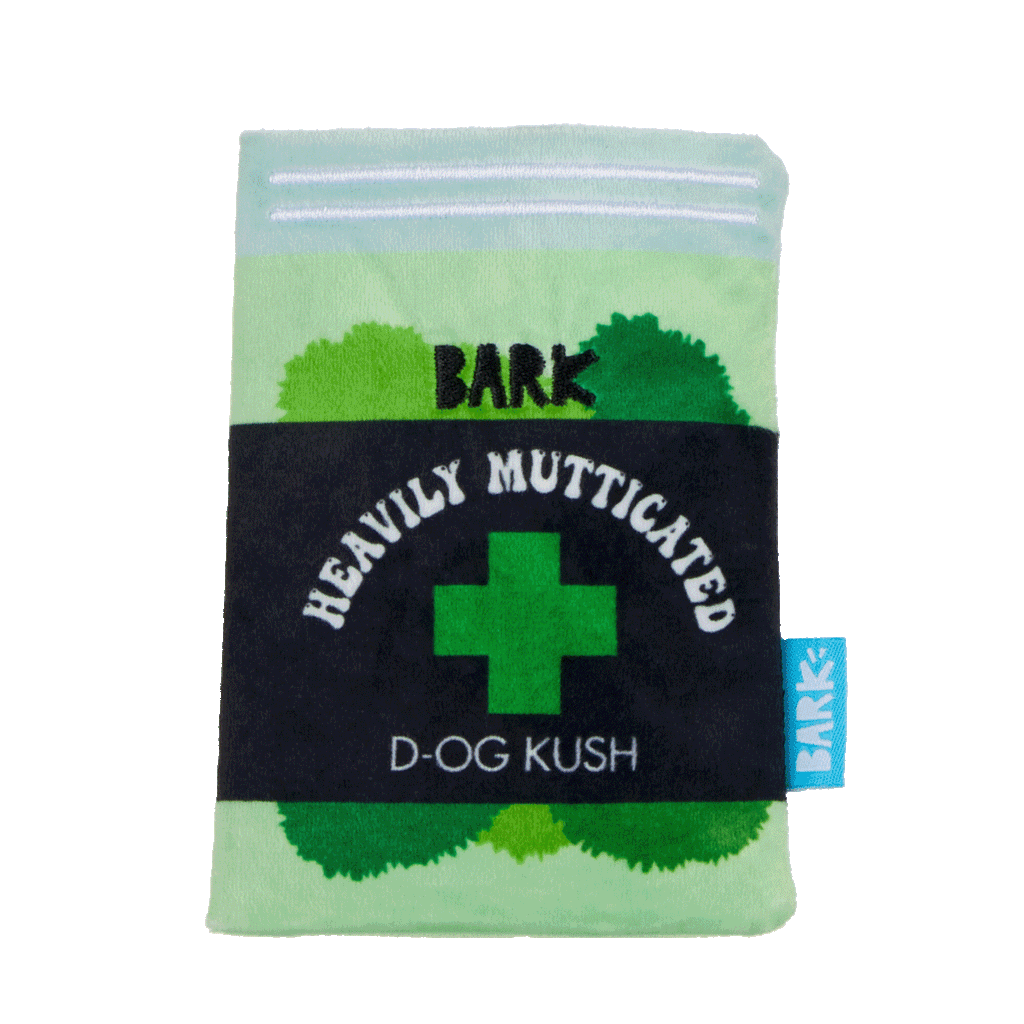 (D)OG Kush Nugs Plush Enrichment + Multi-Part + Fetch Dog Toy