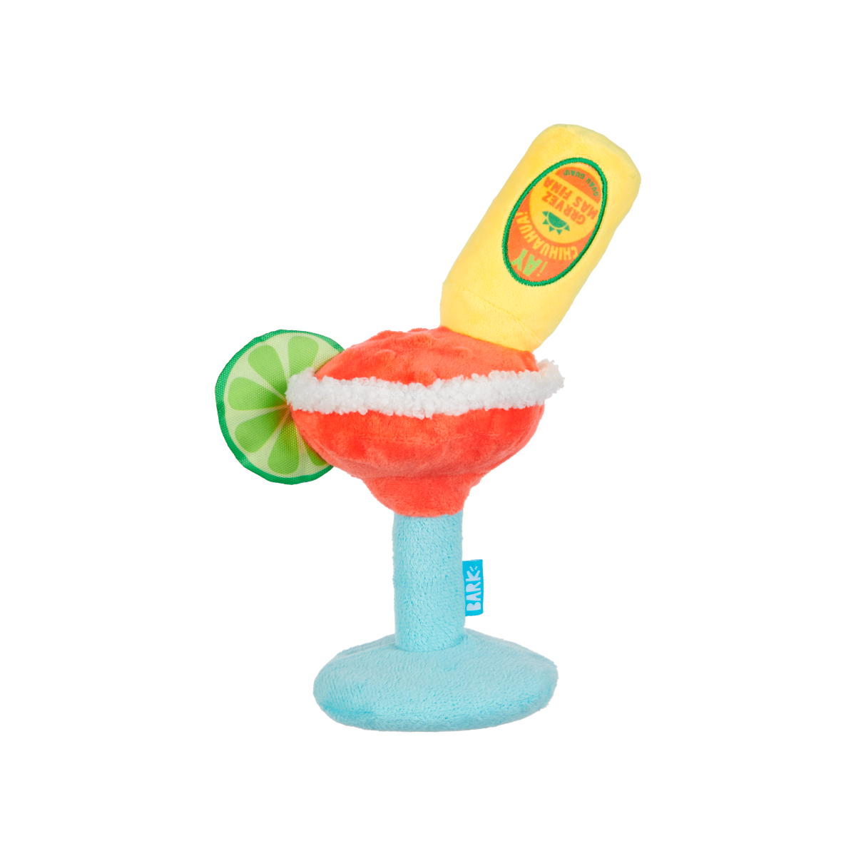 Bulldog Barkarita Plush Tug Dog Toy