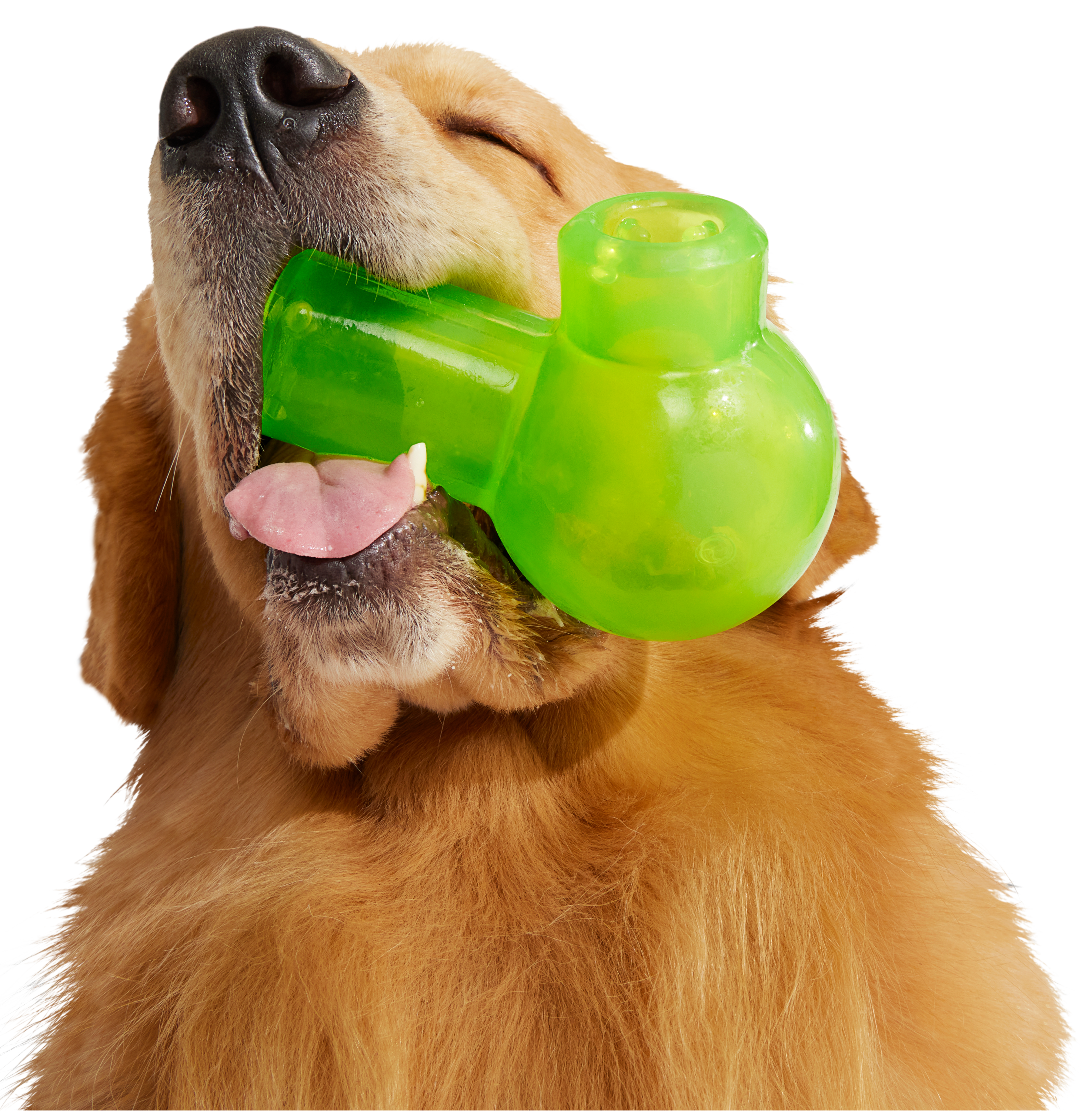 Snack Packed Bong Super Chewer Durable Enrichment Dog Toy