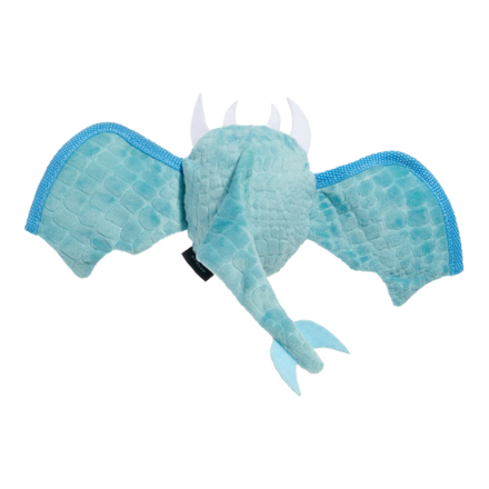 Brrrtha The Dragon Super Chewer Durable 2-in-1 Tug + Fetch Dog Toy