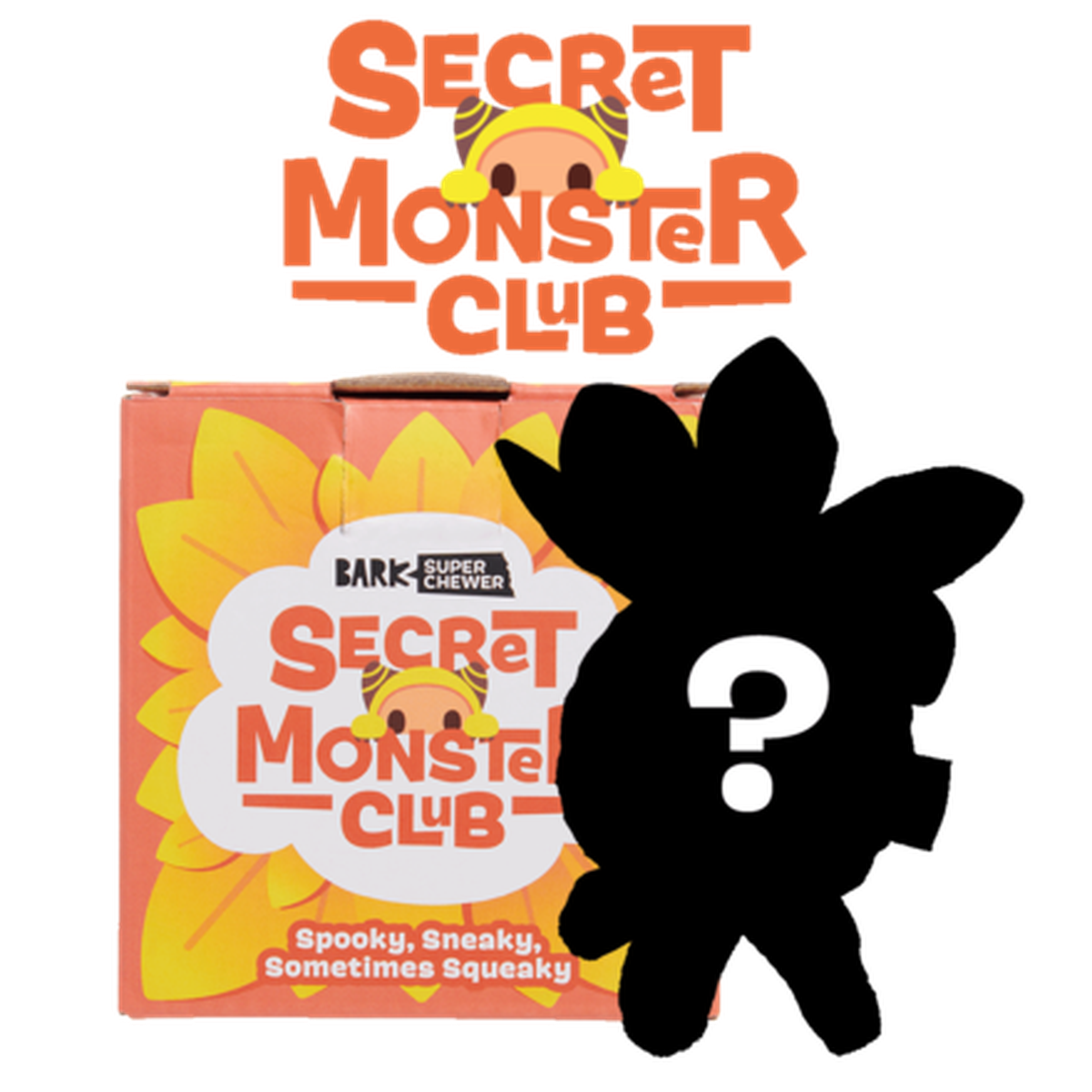 Secret Monster Club, Super Chewer Durable 2-in-1 Rip and Reveal Monthly Dog Toys