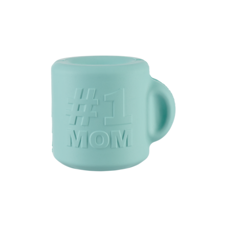 #1 Mom Mug Super Chewer Durable Enrichment Dog Toy