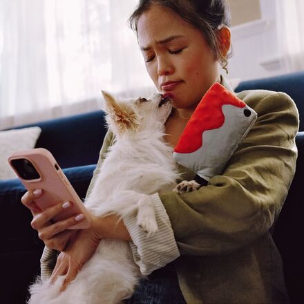 Squeakopath Knife Plush Tug Dog Toy