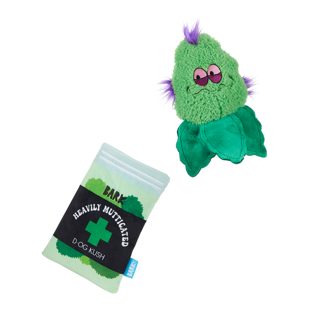 (D)OG Kush Nugs Plush Enrichment + Multi-Part + Fetch Dog Toy
