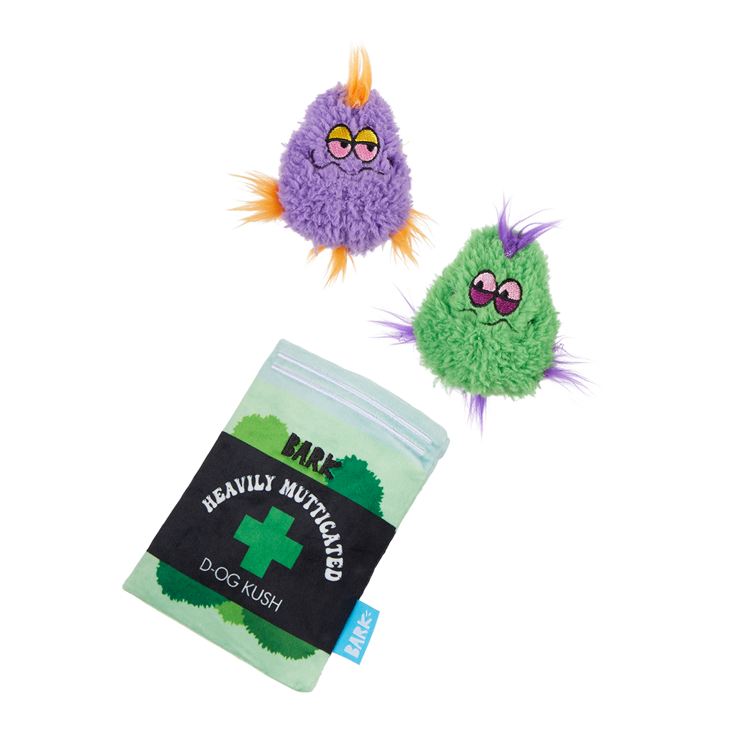 (D)OG Kush Nugs Plush Enrichment + Multi-Part + Fetch Dog Toy