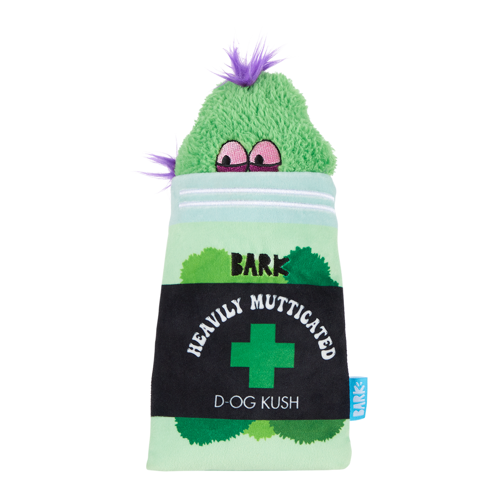 (D)OG Kush Nugs Plush Enrichment + Multi-Part + Fetch Dog Toy