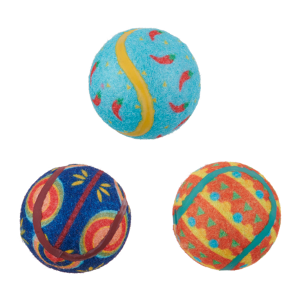 Fetch Mex Tennis Balls Multi-Part + Fetch Dog Toy